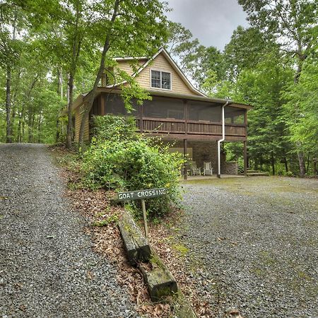 Southern Living Cottage Cozy Up By The Fire Relax On The Porch And Enjoy Peaceful Surroundings Blue Ridge Bagian luar foto