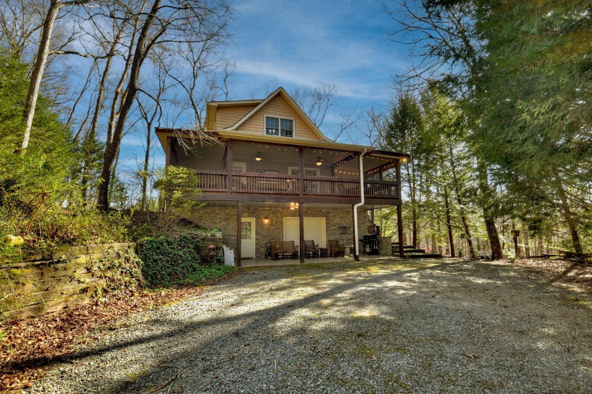 Southern Living Cottage Cozy Up By The Fire Relax On The Porch And Enjoy Peaceful Surroundings Blue Ridge Bagian luar foto